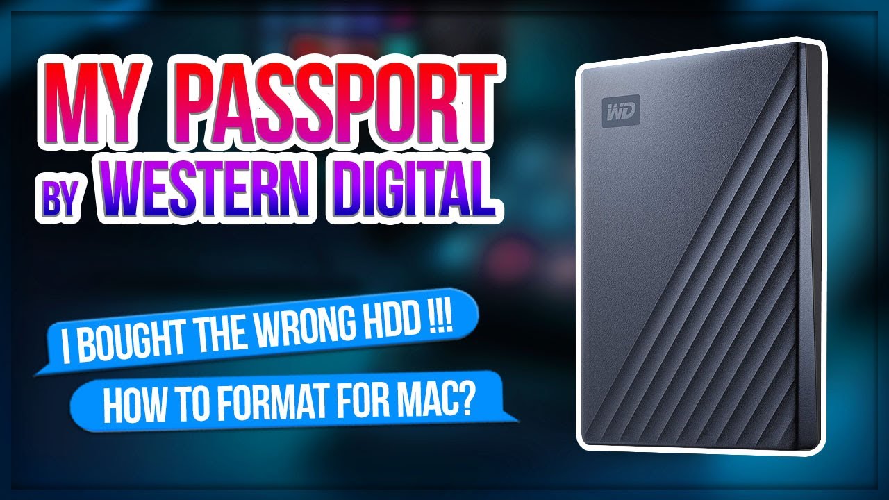 instaling hard drive on my passport for mac